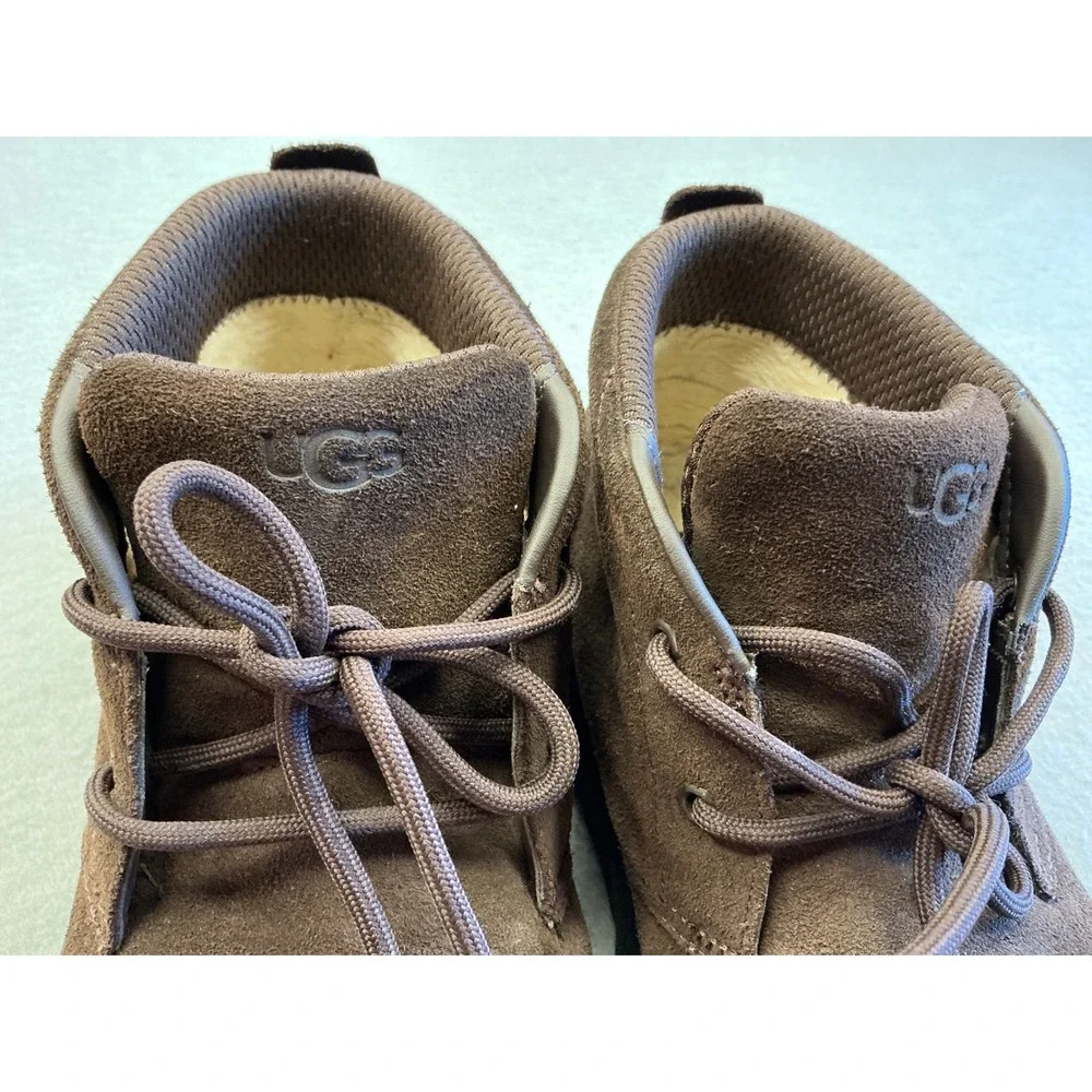UGG Neumel Weather Hybrid Brown Suede Chukka Boots Mens 11 Lug Sole 1151773
